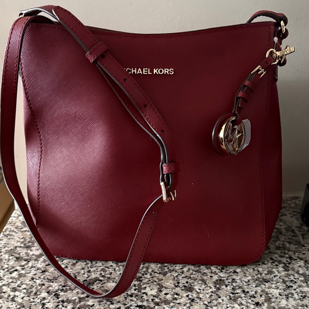 Michael Kors Deep Red Shoulder Bag
